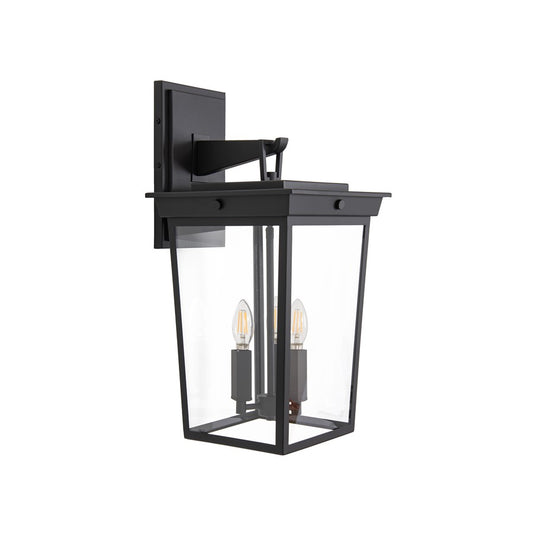 Craftmade Duncan 3 Light Outdoor Wall Lantern, Textured Black - ZA7814-TB