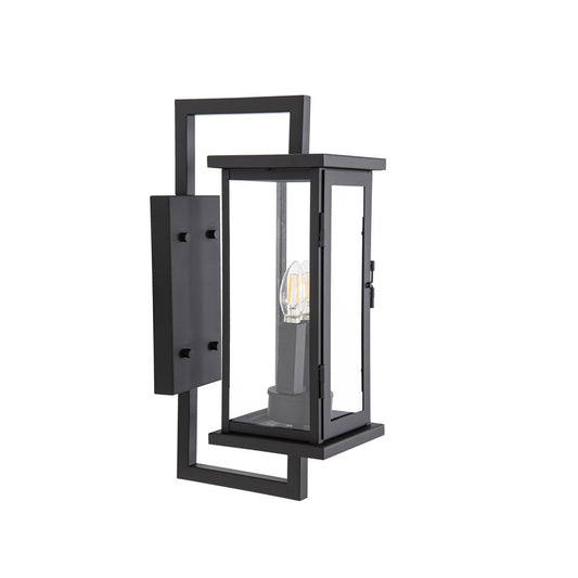 Craftmade Jordan 2 Light Outdoor Wall Lantern, Textured Black - ZA8000-TB