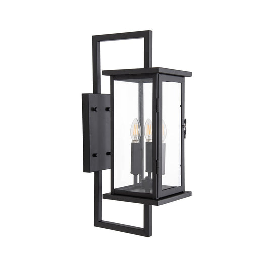 Craftmade Jordan 3 Light Outdoor Wall Lantern, Textured Black - ZA8010-TB
