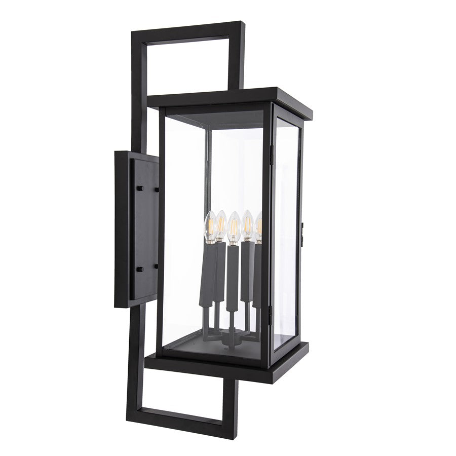 Craftmade Jordan 38" 4 Light Outdoor Wall Lantern, Textured Black - ZA8030-TB
