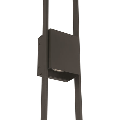 Craftmade Contact 2 Light 27" Outdoor Lantern, Textured Black