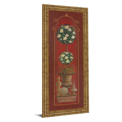 Classy Living Elegant Topiary Wall Art 18x42in | Traditional Gilded Radiance Frame with Glass | Living Room & Office Decor | 1 x 18 x 42 in | Model 1032