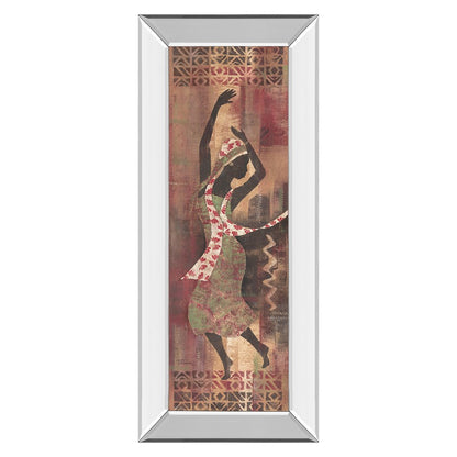 Classy Living Graceful Reflection II 18x42in Wall Art | Contemporary Mirrored Frame | Living Room & Office Decor | 18 x 42 x 3 in | Model 1051MF