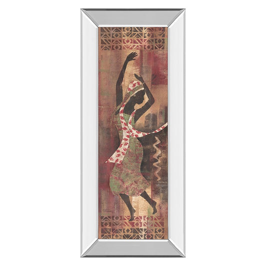 Classy Living Graceful Reflection II 18x42in Wall Art | Contemporary Mirrored Frame | Living Room & Office Decor | 18 x 42 x 3 in | Model 1051MF