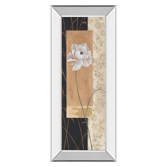 Classy Living Elegant Bloom 42in Vertical Wall Art | Traditional Floral on Black, Gold & Beige Paper | Living Room & Bedroom Decor | 18 x | Model 1057MF