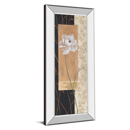 Classy Living Elegant Bloom 42in Vertical Wall Art | Traditional Floral on Black, Gold & Beige Paper | Living Room & Bedroom Decor | 18 x | Model 1057MF