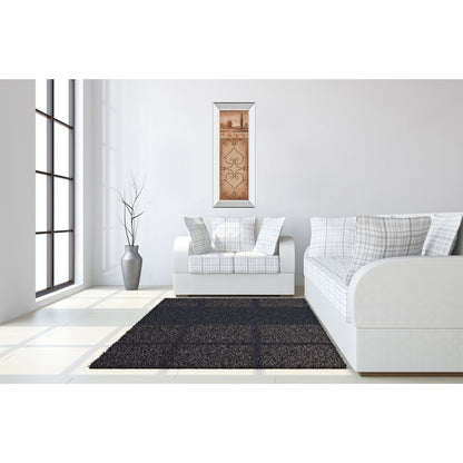 Classy Living Serene Scrollscape 18x42in Wall Art | Transitional Mirrored Frame | Living Room & Bedroom Decor | 18 x 42 x 3 in | Model 1100MF