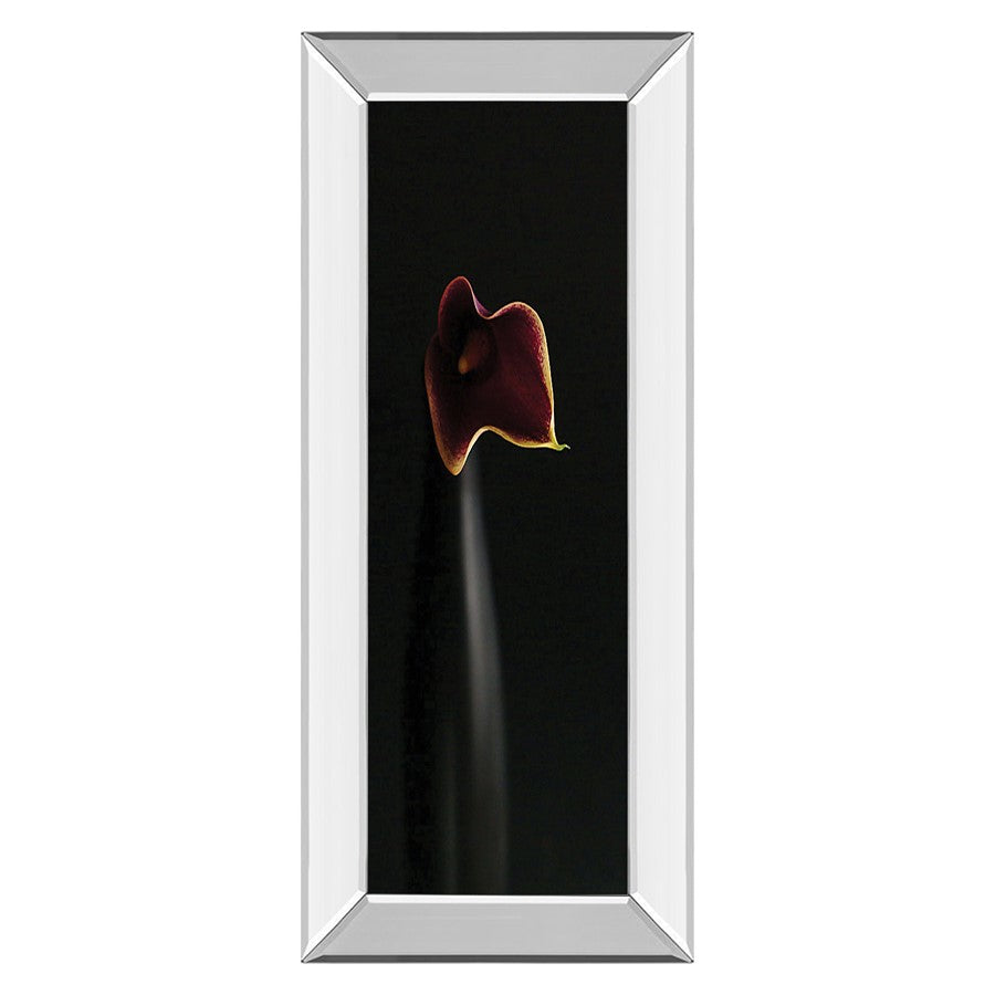 Classy Living Calla Elegance 42in Wall Art | Traditional Floral with Mirrored Frame | Living Room & Bedroom Decor | 18 x 42 x 3 in | Model 1123MF