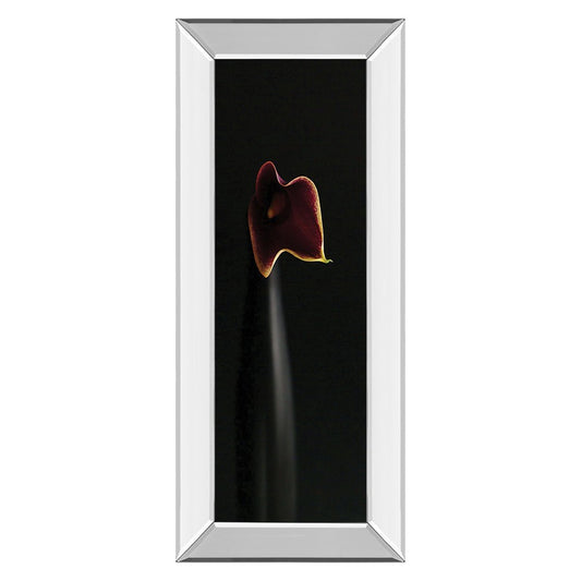 Classy Living Calla Elegance 42in Wall Art | Traditional Floral with Mirrored Frame | Living Room & Bedroom Decor | 18 x 42 x 3 in | Model 1123MF