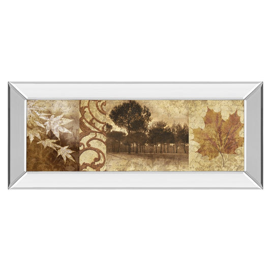 Classy Living Equinox Harmony 42x18in Wall Art | Transitional Mirrored Frame | Living Room & Bedroom Decor | 42 x 18 x 3 in | Model 1136MF