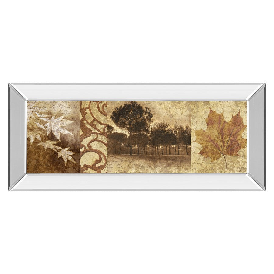 Classy Living Equinox Harmony 42x18in Wall Art | Transitional Mirrored Frame | Living Room & Bedroom Decor | 42 x 18 x 3 in | Model 1136MF