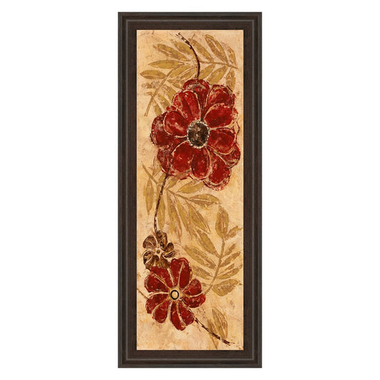 Classy Living Touch Of Honey I 18x42in Wall Art | Contemporary Cinnamon Mocha MDF Frame with Paper Art | Living Room & Bedroom Decor | 1 x 18 | Model 1161