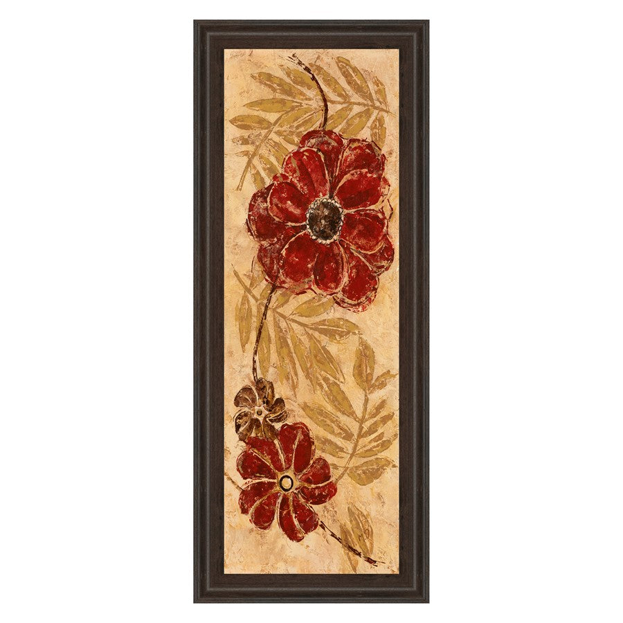 Classy Living Touch Of Honey I 18x42in Wall Art | Contemporary Cinnamon Mocha MDF Frame with Paper Art | Living Room & Bedroom Decor | 1 x 18 | Model 1161