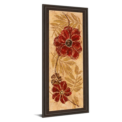 Classy Living Touch Of Honey I 18x42in Wall Art | Contemporary Cinnamon Mocha MDF Frame with Paper Art | Living Room & Bedroom Decor | 1 x 18 | Model 1161