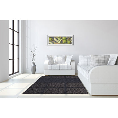 Classy Living Sparkling Pears 42x18in Wall Art | Contemporary Mixed Media on Paper in Mirrored Frame | Kitchen & Dining Room Decor | 42 x | Model 1184MF