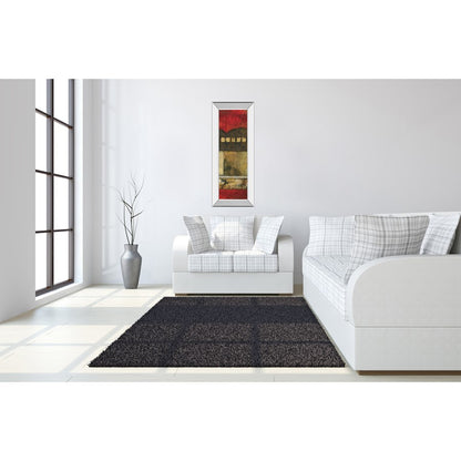Classy Living Tupelo Honey I 18x42in Wall Art | Transitional Mixed Media Abstract on Mirrored Frame | Living Room & Office Decor | 18 x 42 | Model 1201MF