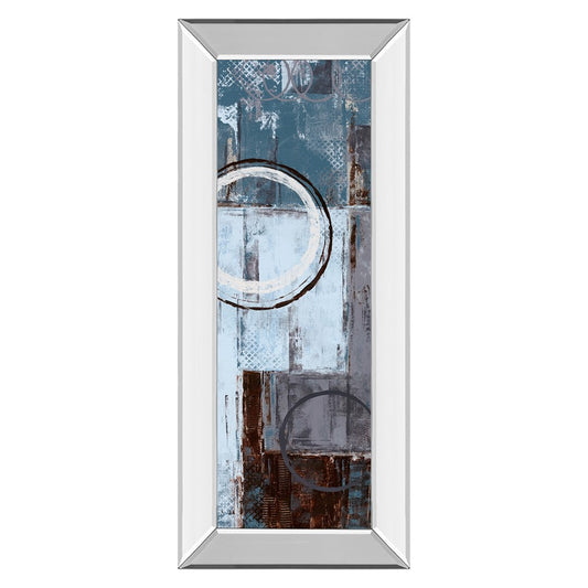 Classy Living Cool Dance I 42in Tall Wall Art | Contemporary Abstract on Paper with Mirrored Frame | Living Room & Office Decor | 18 x 42 x | Model 1216MF