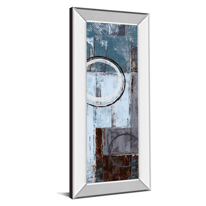 Classy Living Cool Dance I 42in Tall Wall Art | Contemporary Abstract on Paper with Mirrored Frame | Living Room & Office Decor | 18 x 42 x | Model 1216MF
