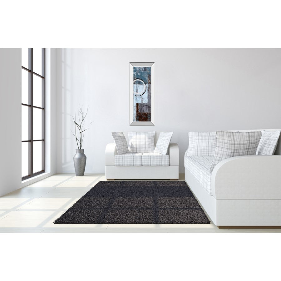 Classy Living Cool Dance I 42in Tall Wall Art | Contemporary Abstract on Paper with Mirrored Frame | Living Room & Office Decor | 18 x 42 x | Model 1216MF