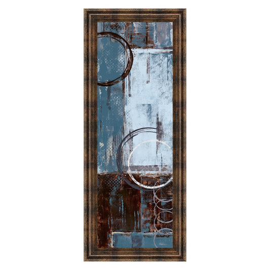 Classy Living Cool Dance II 18x42in Wall Art | Contemporary Abstract Multicolor on Paper | Living Room & Office Decor | 1 x 18 x 42 in | Model 1217