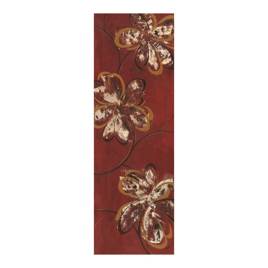 Classy Living Dancing Blossoms 18x42in Wall Art | Contemporary Midnight Aura Frame | Living Room & Bedroom Decor | 18 x 42 x 1 in | Model 1218