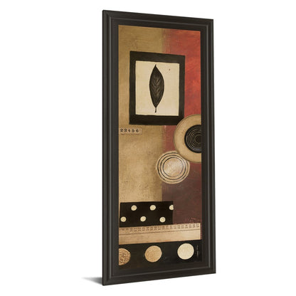 Classy Living Radius Panel I 18x42in Wall Art | Contemporary MDF Frame with Real Glass | Living Room & Office Decor | 1 x 18 x 42 in | Model 1228