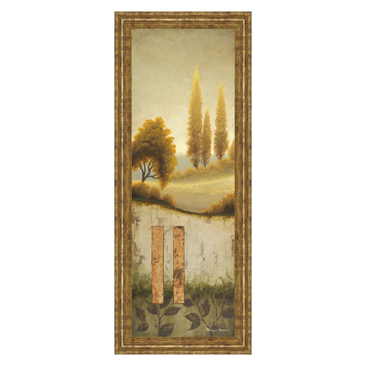 Classy Living Golden Serenity 42in Wall Art | Contemporary Gilded Radiance MDF Frame | Living Room & Office Decor | 18 x 42 x 1 in | Model 1256