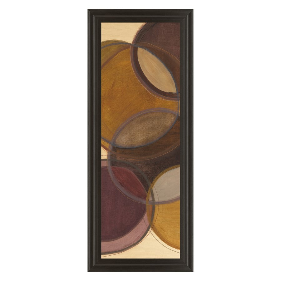 Classy Living Moon Shadow I Wall Art 18x42in | Transitional Abstract Multicolor on Paper | Living Room & Bedroom Accent | 1 x 18 x 42 in | Model 1267