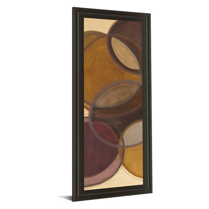 Classy Living Moon Shadow I Wall Art 18x42in | Transitional Abstract Multicolor on Paper | Living Room & Bedroom Accent | 1 x 18 x 42 in | Model 1267