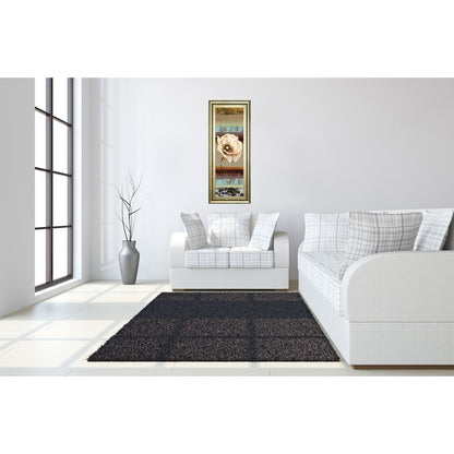 Classy Living Elemental Poppy II 42in Tall Wall Art | Contemporary Paper Art in Crisp Chardonnay MDF Frame | Living Room & Bedroom Statement | Model 1269