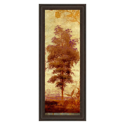 Classy Living Amber Grove Silhouette Wall Art 18x42in | Contemporary Cinnamon Mocha MDF Frame with Paper Art | Living Room & Office Decor | 1 | Model 1308