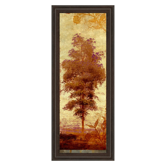 Classy Living Amber Grove Silhouette Wall Art 18x42in | Contemporary Cinnamon Mocha MDF Frame with Paper Art | Living Room & Office Decor | 1 | Model 1308