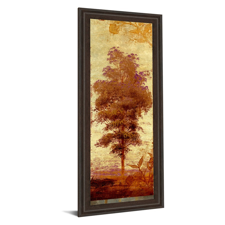 Classy Living Amber Grove Silhouette Wall Art 18x42in | Contemporary Cinnamon Mocha MDF Frame with Paper Art | Living Room & Office Decor | 1 | Model 1308