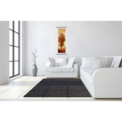 Classy Living Amber Grove Silhouette Wall Art 18x42in | Contemporary Mirrored Frame | Living Room & Hallway Decor | 18 x 42 x 3 in | Model 1308MF