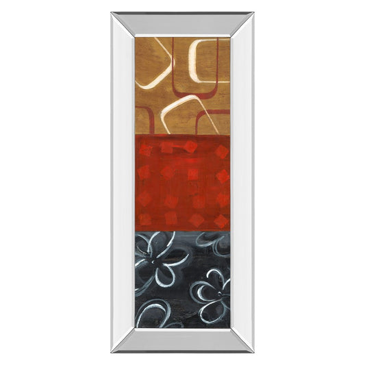 Classy Living Euclidean Space II 42in Wall Art | Contemporary Multicolor Paper on Mirrored Polystyrene Frame | Living Room, Bedroom & | Model 1318MF