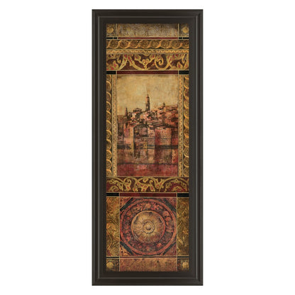 Classy Living New Enchantment II 42in H Wall Art | Traditional Dark Chocolate MDF Frame with Paper Print | Living Room & Office Decor | 18 x | Model 1362