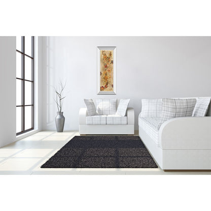 Classy Living Fleur Delicate II 18x42in Wall Art | Contemporary Botanical Floral with Mirrored Frame | Living Room & Bedroom Decor | 18 x | Model 1364MF
