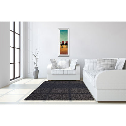 Classy Living A New Day II 18x42in Wall Art | Transitional Mirrored Frame | Living Room & Bedroom Decor | 18 x 42 x 3 in | Model 1384MF