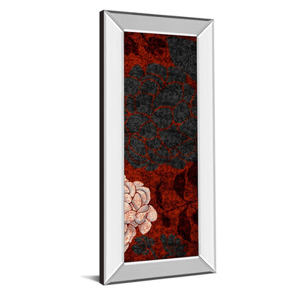 Classy Living Eliose 18x42in Vertical Wall Art | Contemporary Botanical Charcoal and Rust on Paper | Living Room & Bedroom Decor | 18 x 42 | Model 1448MF