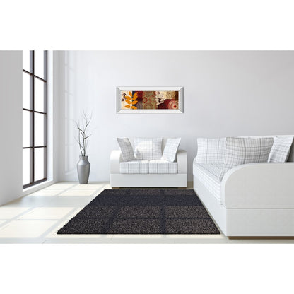 Classy Living Autumn Harmony 42x18in Wall Art | Contemporary Mixed Media with Mirrored Frame | Living Room & Office Decor | 42 x 18 x 3 in | Model 1461MF
