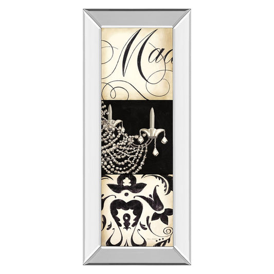 Classy Living Chandelier Elegance 18x42in Wall Art | Contemporary Mirrored Frame | Living Room & Bedroom Decor | 18 x 42 x 3 in | Model 1464MF