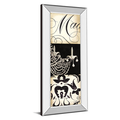 Classy Living Chandelier Elegance 18x42in Wall Art | Contemporary Mirrored Frame | Living Room & Bedroom Decor | 18 x 42 x 3 in | Model 1464MF