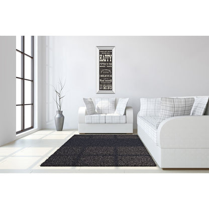 Classy Living Heartfelt Message Wall Art 18x42in | Art Deco Mirrored Frame | Bedroom & Living Room Inspirational Decor | 3 x 18 x 42 in | Model 1500MF
