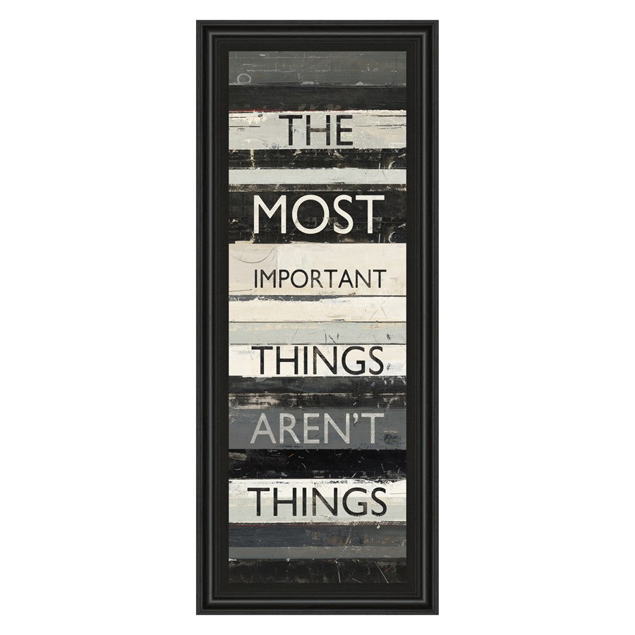 Classy Living Zephry Quote Wall Art 18x42in | Contemporary Midnight Aura MDF Frame with Glass | Living Room & Office Inspirational Decor | 1 | Model 1505