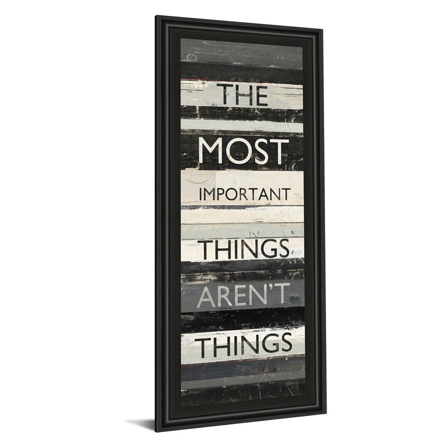 Classy Living Zephry Quote Wall Art 18x42in | Contemporary Midnight Aura MDF Frame with Glass | Living Room & Office Inspirational Decor | 1 | Model 1505