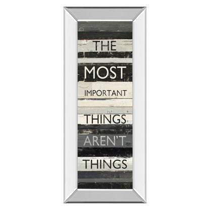 Classy Living Zephry Quote Wall Art 18x42in | Contemporary Mirrored Frame with Glass | Living Room & Office Inspirational Decor | 18 x 42 x | Model 1505MF