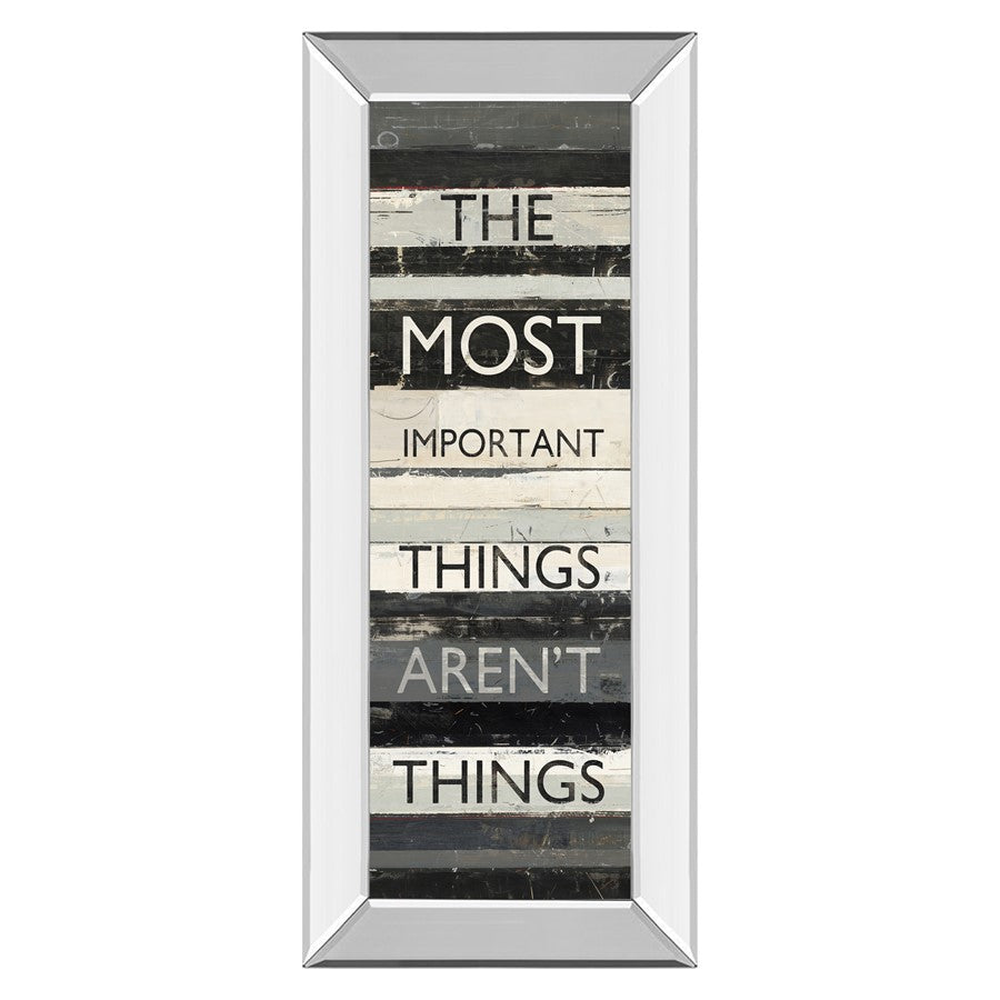Classy Living Zephry Quote Wall Art 18x42in | Contemporary Mirrored Frame with Glass | Living Room & Office Inspirational Decor | 18 x 42 x | Model 1505MF