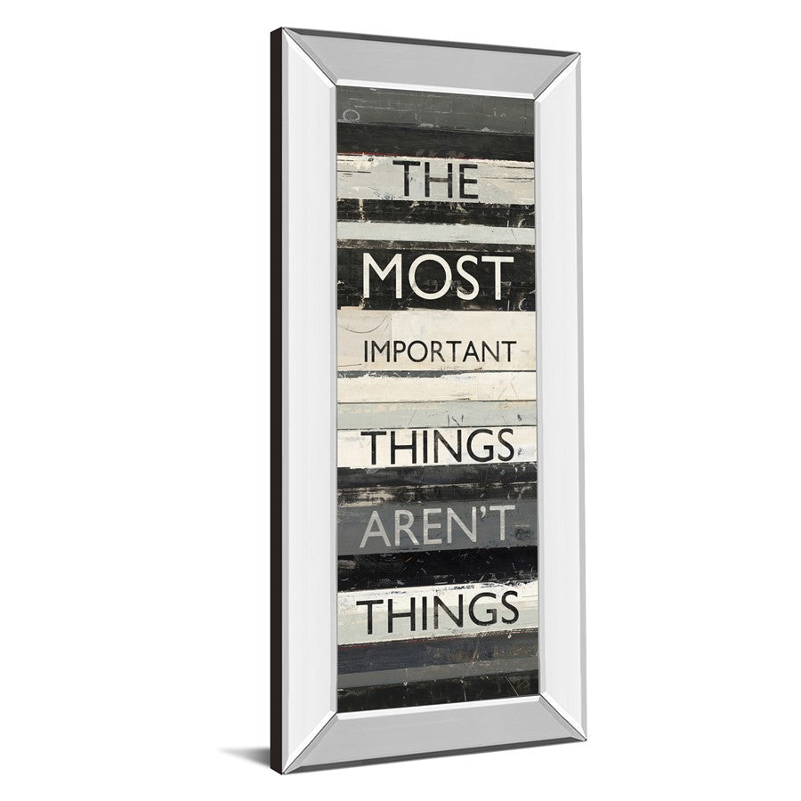 Classy Living Zephry Quote Wall Art 18x42in | Contemporary Mirrored Frame with Glass | Living Room & Office Inspirational Decor | 18 x 42 x | Model 1505MF