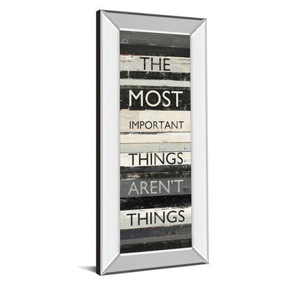 Classy Living Zephry Quote Wall Art 18x42in | Contemporary Mirrored Frame with Glass | Living Room & Office Inspirational Decor | 18 x 42 x | Model 1505MF