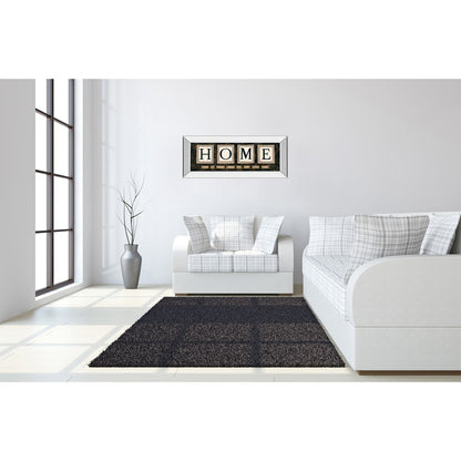 Classy Living Warm Welcome Wall Art 42x18in | Contemporary Mirrored Frame with Glass | Living Room & Entryway Decor | 42 x 18 x 3 in | Model 1571MF